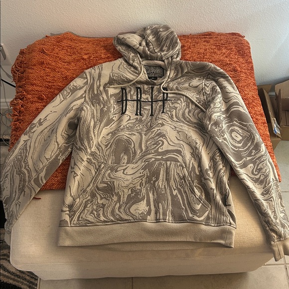 Brooklyn Cloth Gray Marble Hoodie Medium - Picture 1 of 1